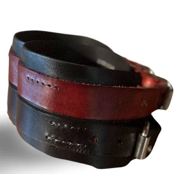 Double Strap Leather Arm Cuff - Harness the Power of BDSM and Go from Day to Night | Sheehan&Co - Sheehan and Co.