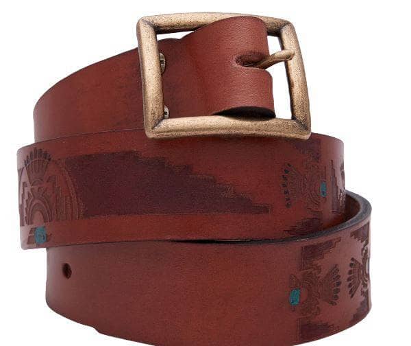 Aries Zodiac Engraved Belt - Sheehan and Co.