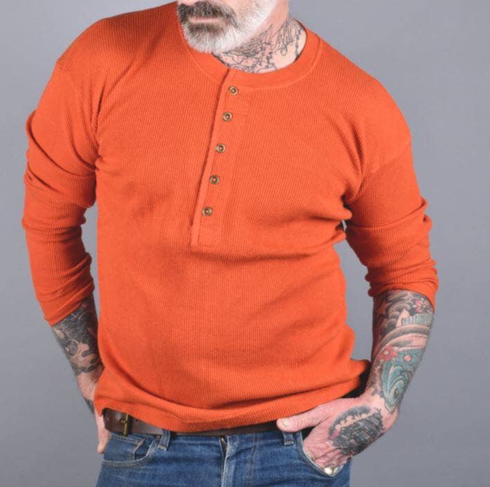 LS Thermal Henley Drop Shoulder by Sheehan - Sheehan and Co.