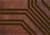 Level Up Your Dinner Table with 1970's Line Art Inspired Leather Engraved Placemats - Sheehan and Co.