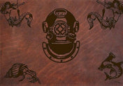 Sail into Dinner with Style - Sheehan&Co Nautical Leather Placemat Set | Upcycled & Repurposed - Sheehan and Co.