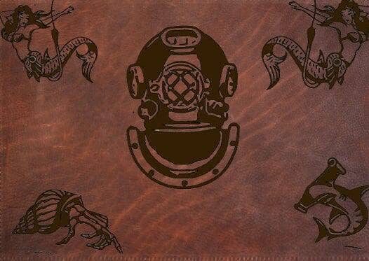 Sail into Dinner with Style - Sheehan&Co Nautical Leather Placemat Set | Upcycled & Repurposed - Sheehan and Co.
