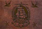 Sail into Dinner with Style - Sheehan&Co Nautical Leather Placemat Set | Upcycled & Repurposed - Sheehan and Co.