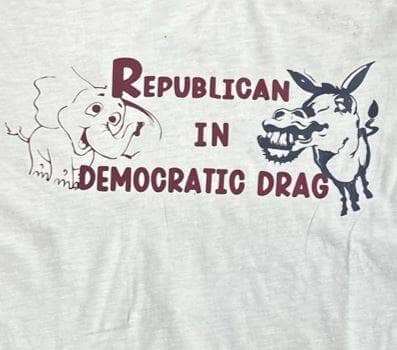 Republican in Democratic Drag Statement Tee - Sheehan and Co.