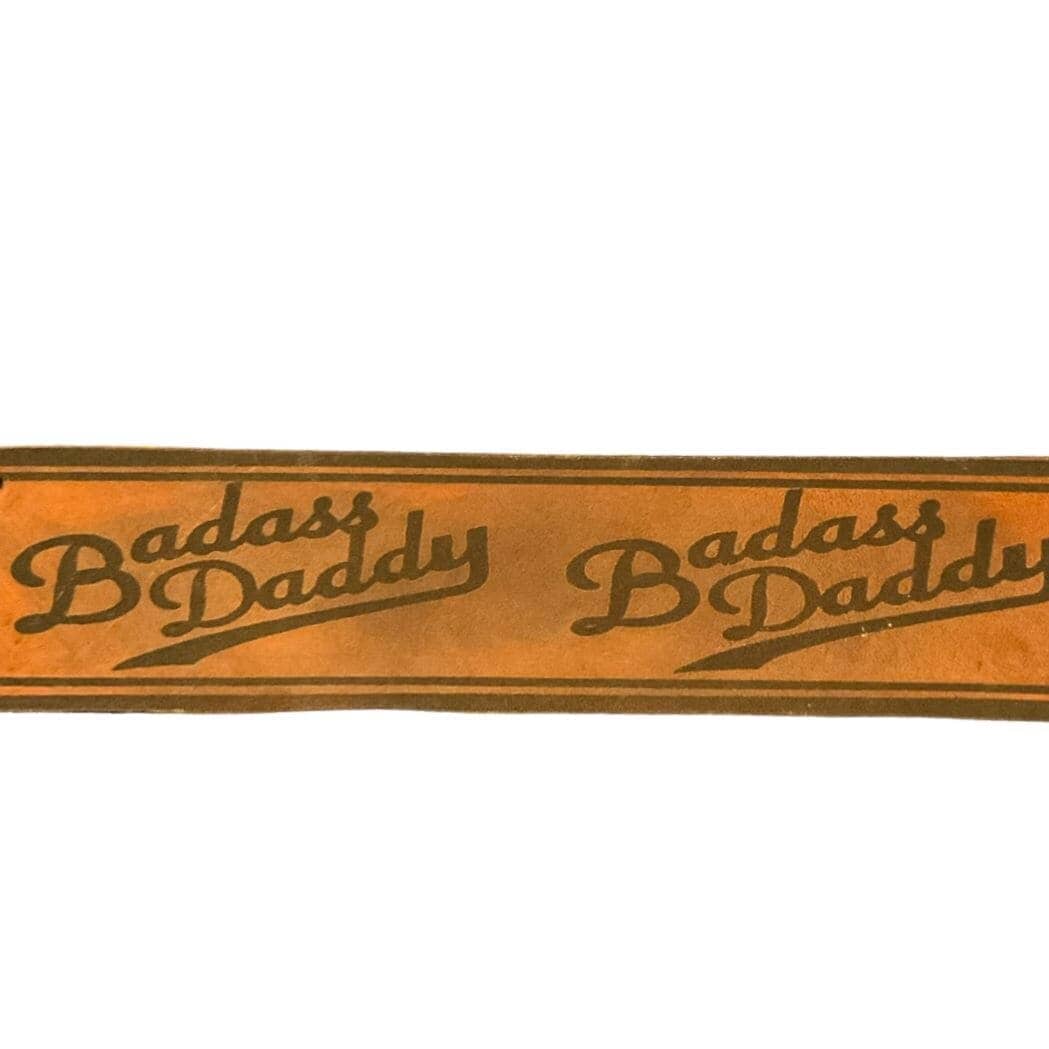 Badass Daddy Engraved Belt - Sheehan and Co.