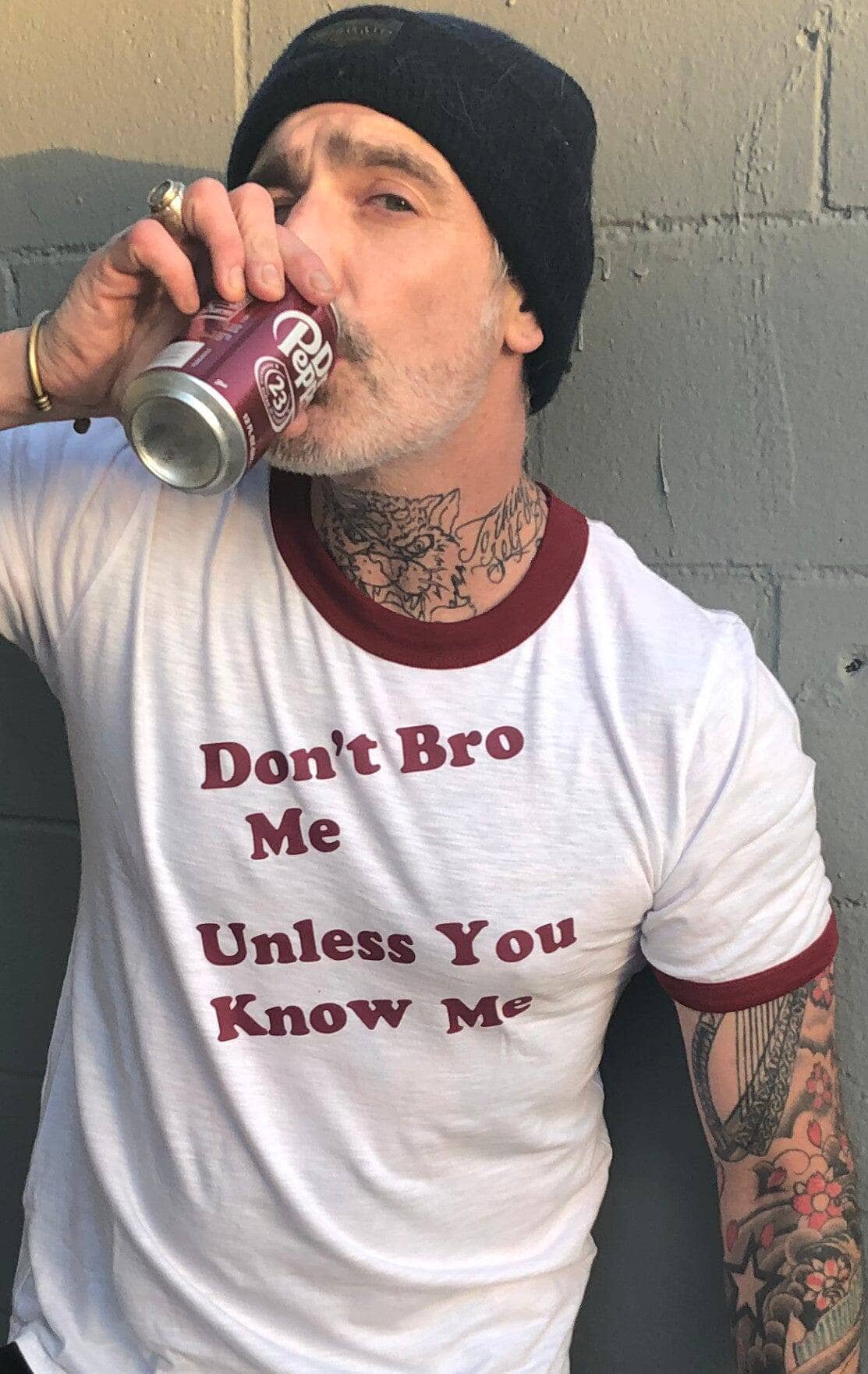 Don't Bro Me Statement Tee by Sheehan - Sheehan and Co.