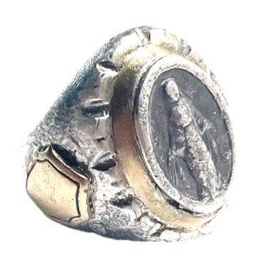 Mother Mary Silver Ring - Sheehan and Co.