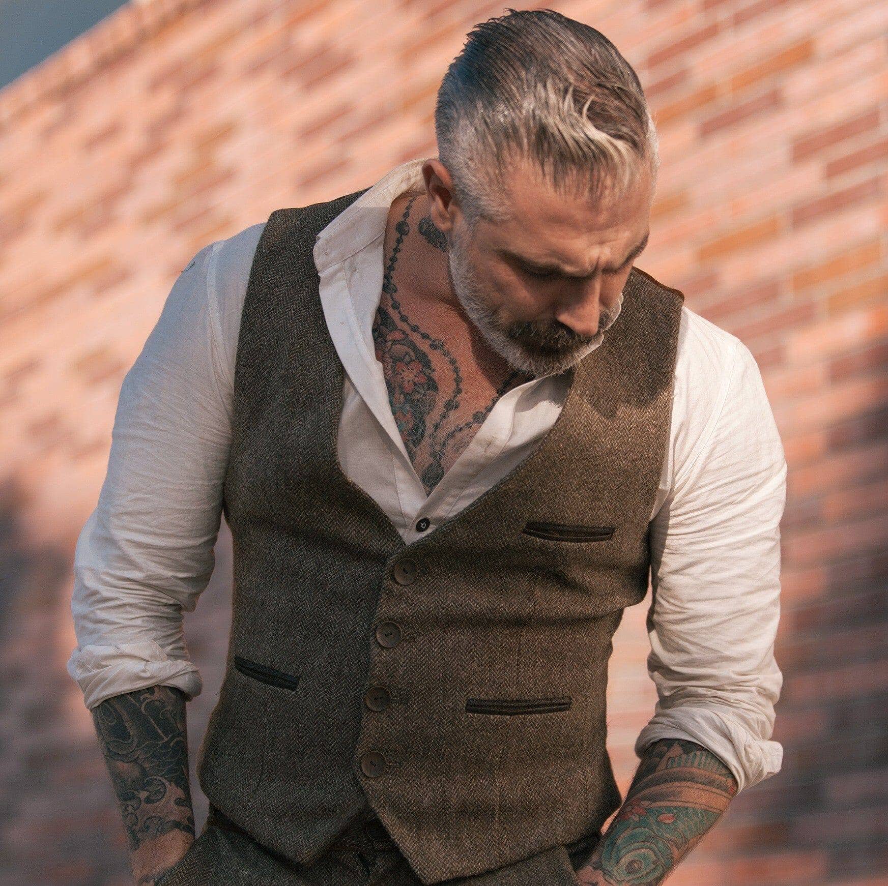 The Classic V-neck Waistcoat - Sheehan and Co.