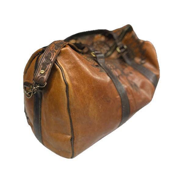 Wise Old Owl Leather Duffle - Sheehan and Co.