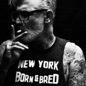 New York  Born an Bred Razor Distressed Muscle Tee - Sheehan and Co.