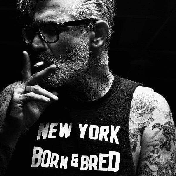 New York  Born an Bred Razor Distressed Muscle Tee - Sheehan and Co.