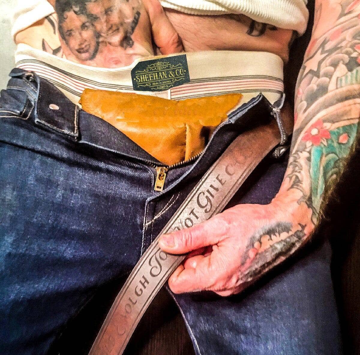 Old Enough To Not Give A F*ck Engraved Belt - Sheehan and Co.