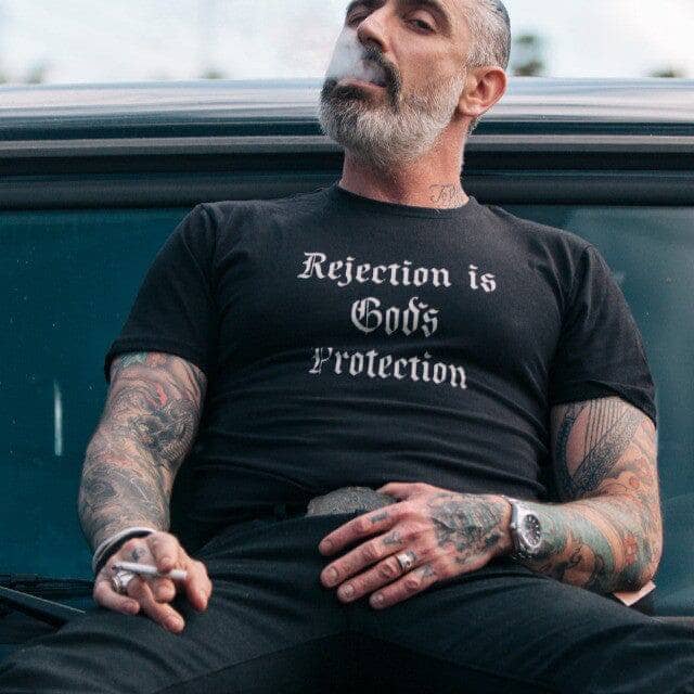 Rejection is God's Protection Statement Tee by Sheehan - Sheehan and Co.