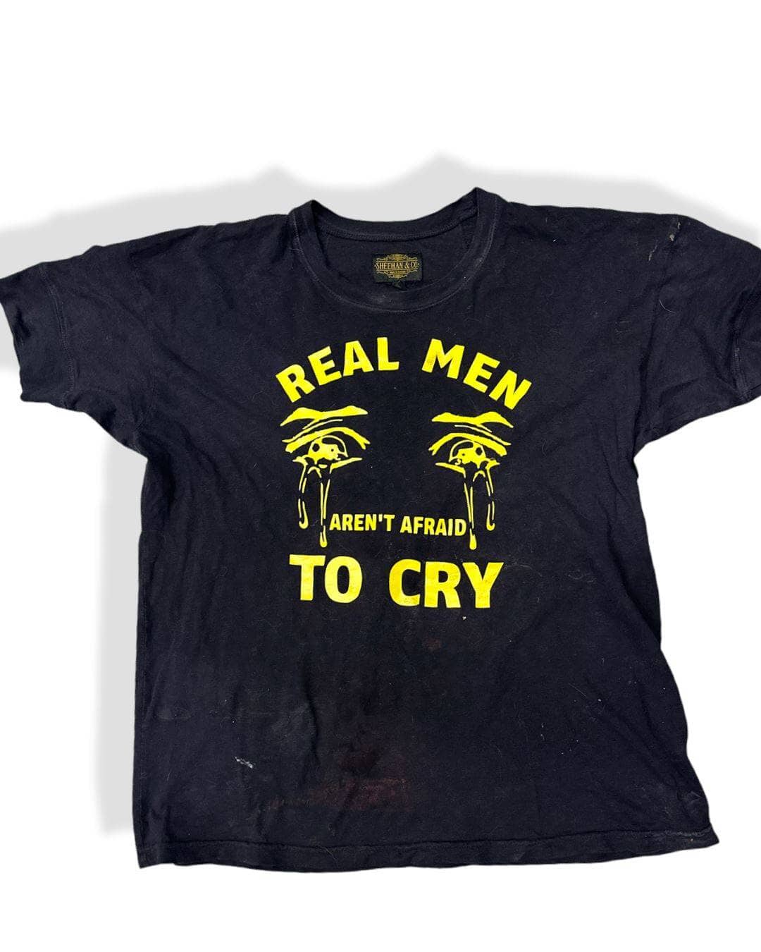 Real Men Aren't Afraid To Cry Statement Tee - Sheehan and Co.